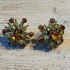 Austrian Crystal Vintage Earrings
